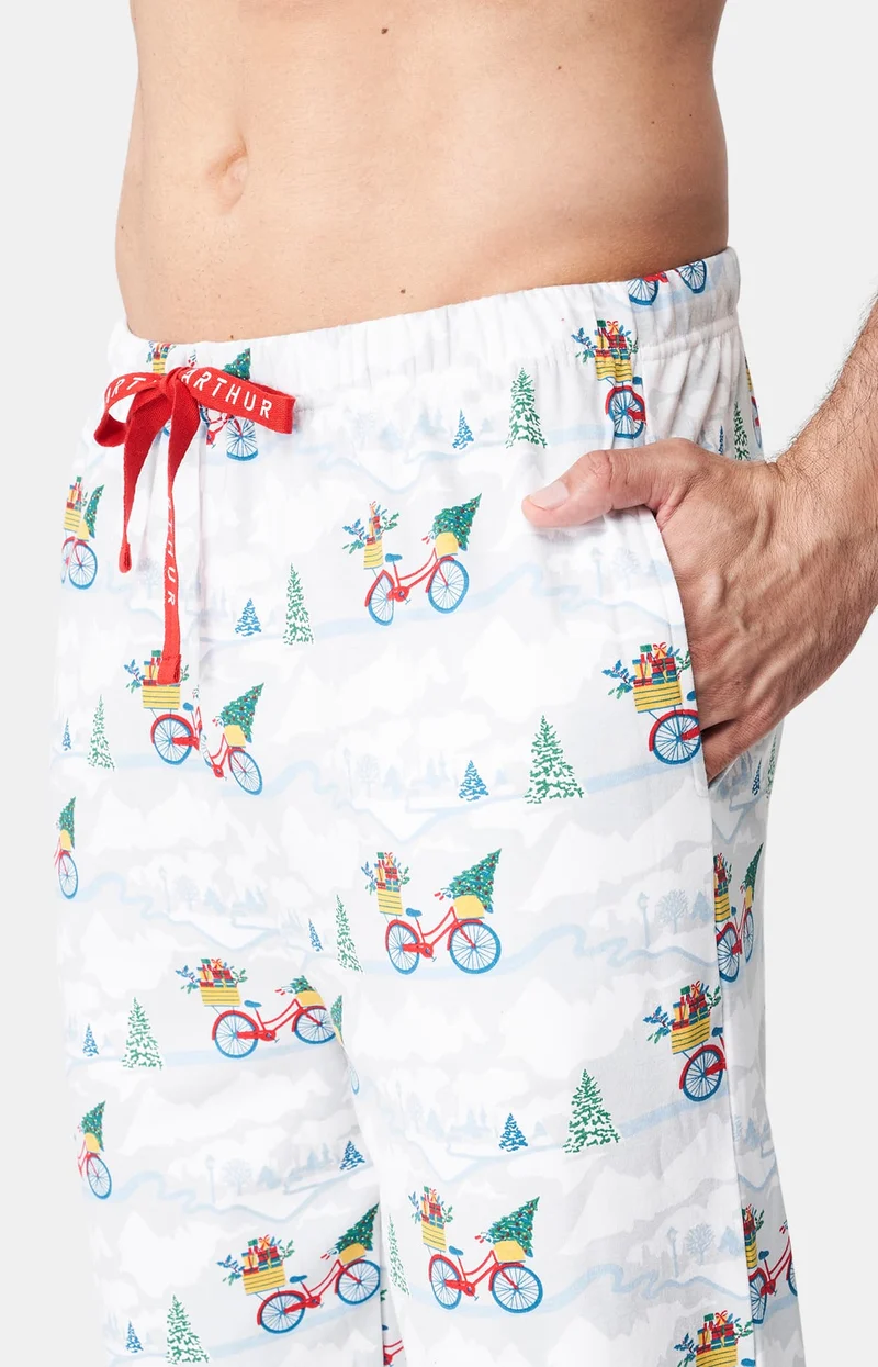 Pyjama en jersey de coton épais - Hotte montagne