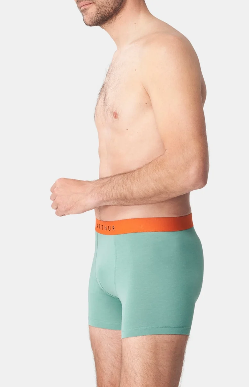 Boxer en jersey de coton - Vert