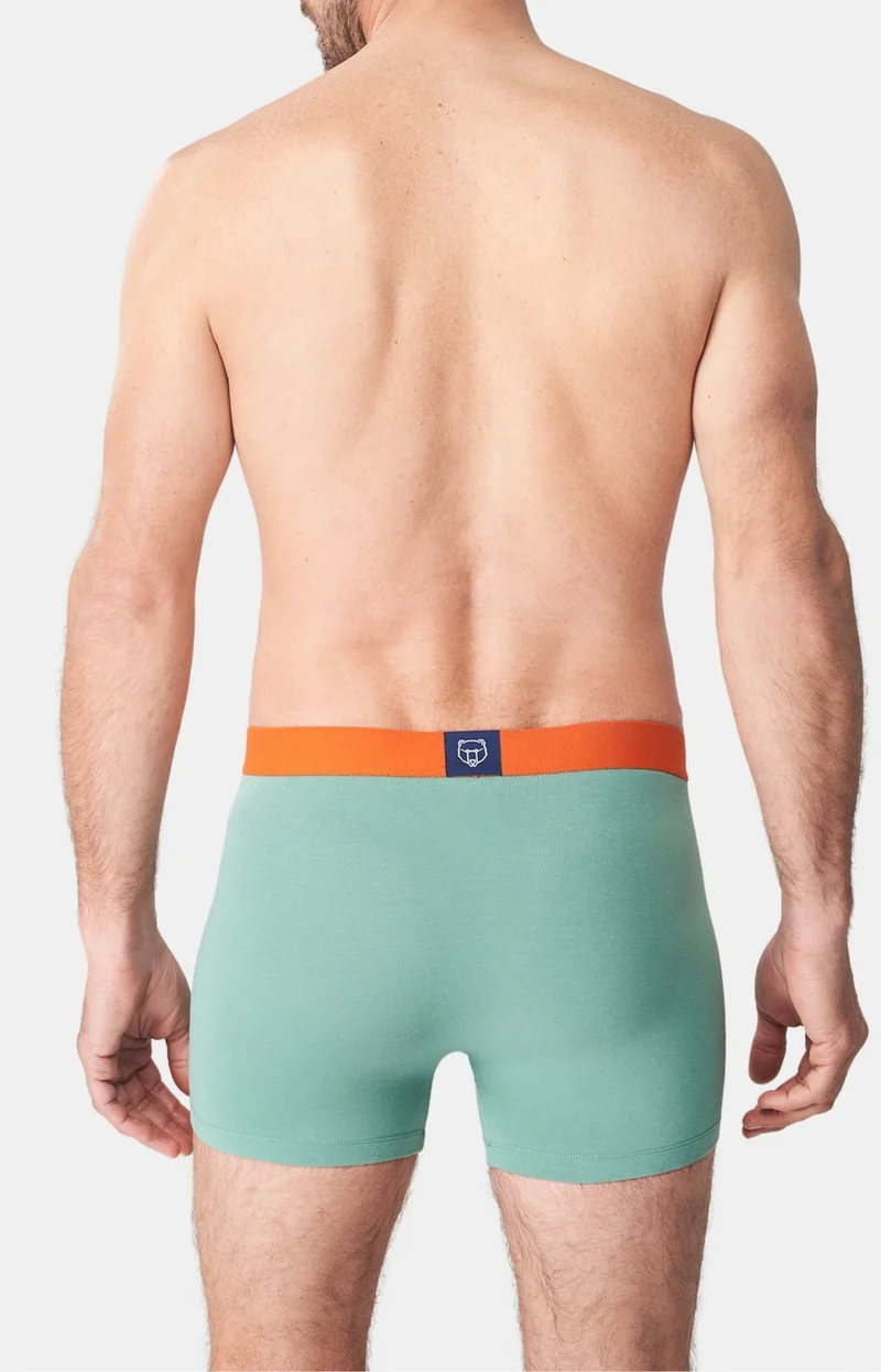 Boxer en jersey de coton - Vert
