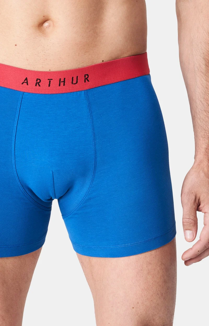 Boxer en jersey de coton - Bleu