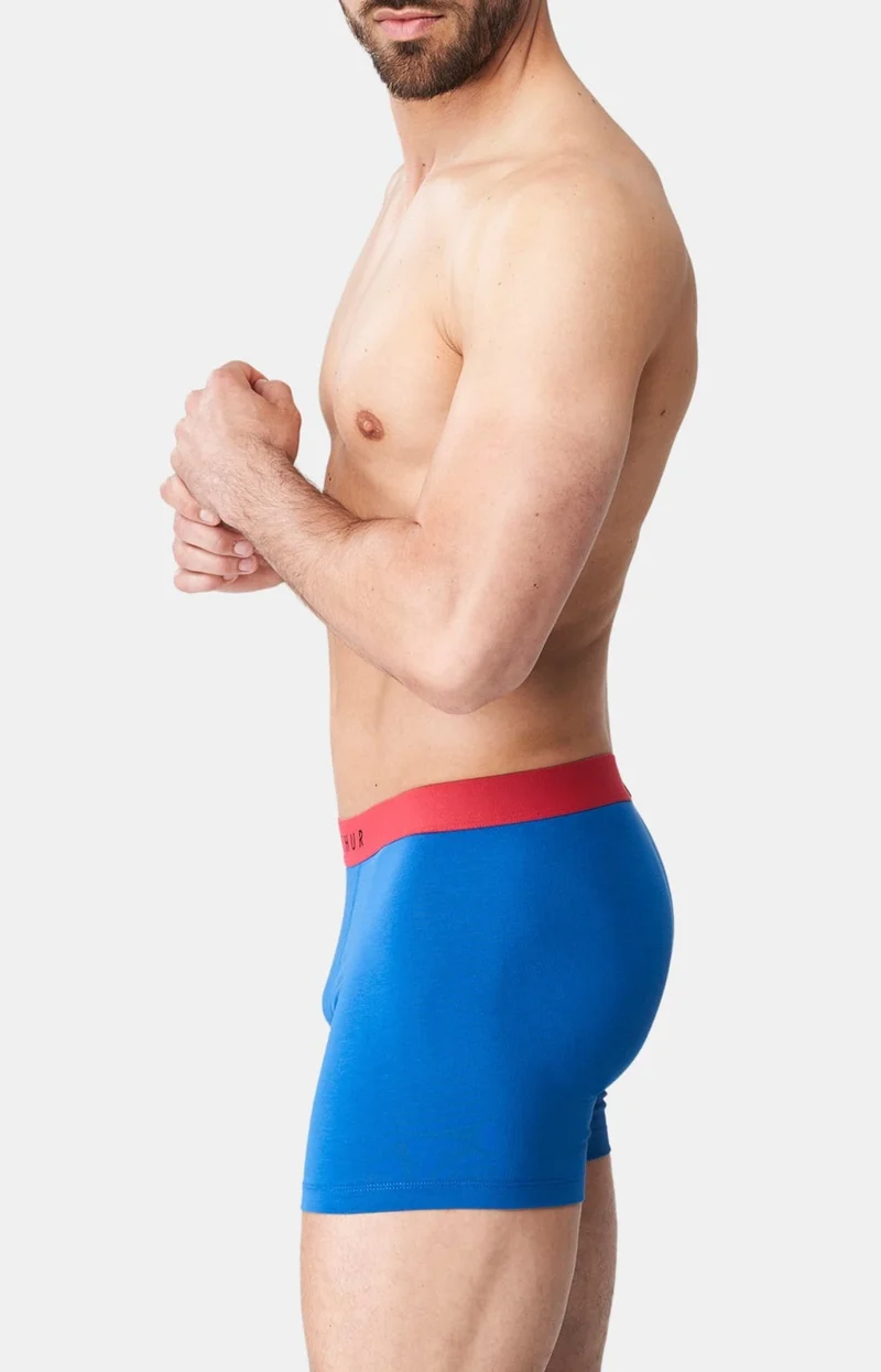 Boxer en jersey de coton - Bleu