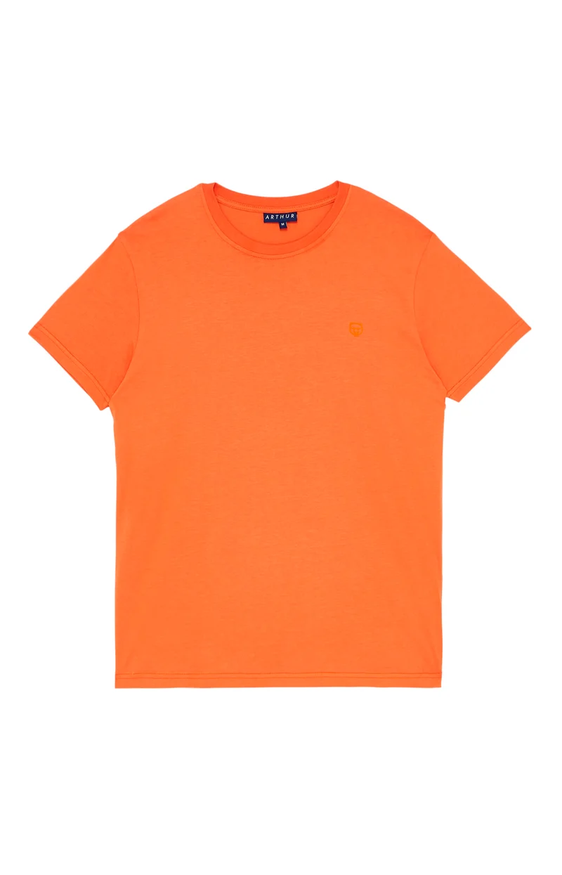Tee-shirt manches courtes Coton - Orange