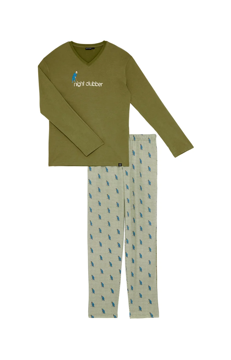 Pyjama Night Clubber - Kaki