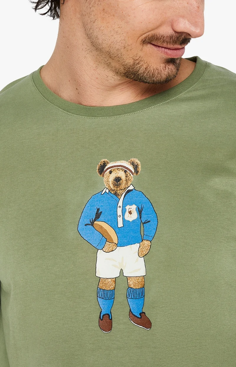 Pyjama en jersey épais et flanelle de coton - Pilier de la Nuit