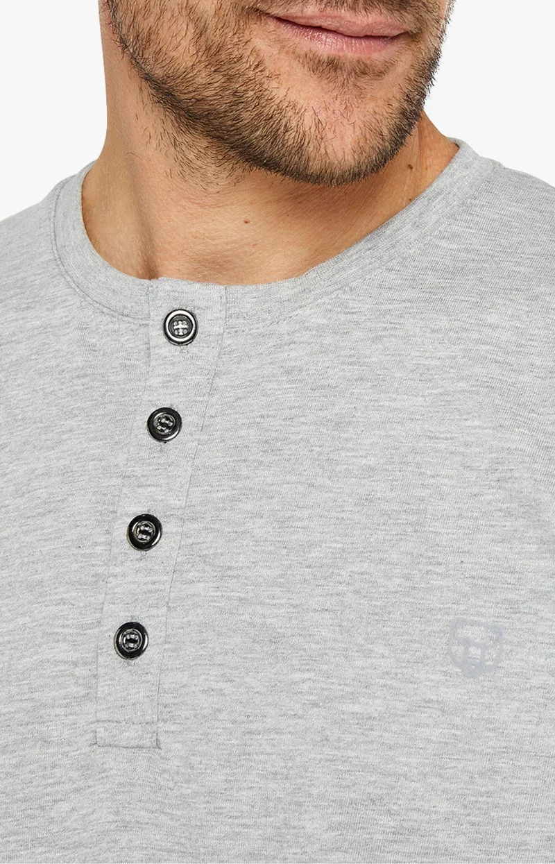 Tee-shirt manches longues Coton - Gris