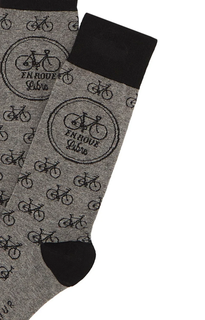 Chaussettes en coton - Roue Libre Gris