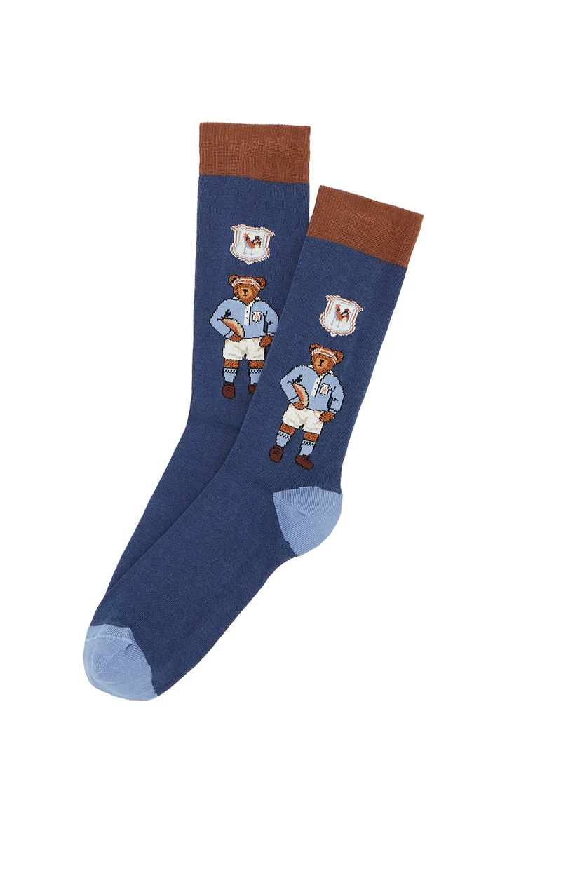 Chaussettes - Teddy Rugby Bleu