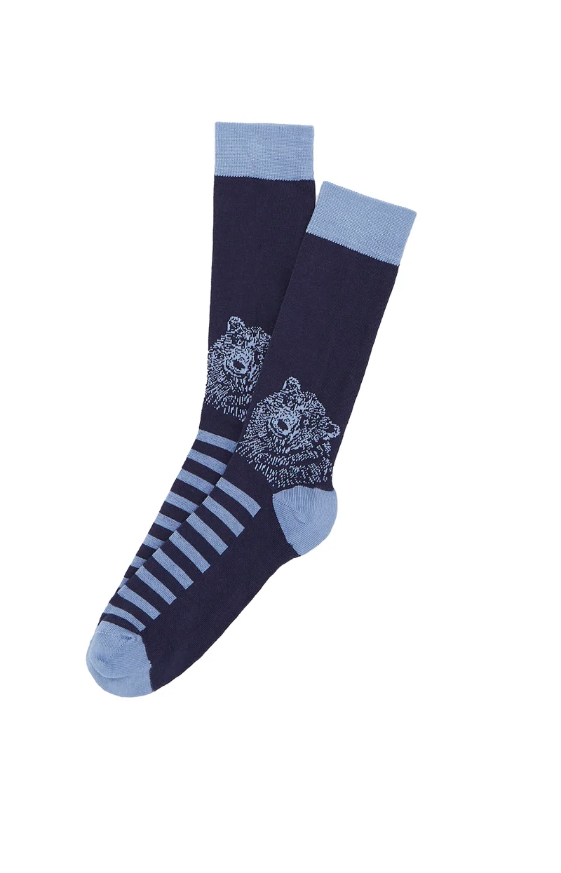 Chaussettes Ours - Marine