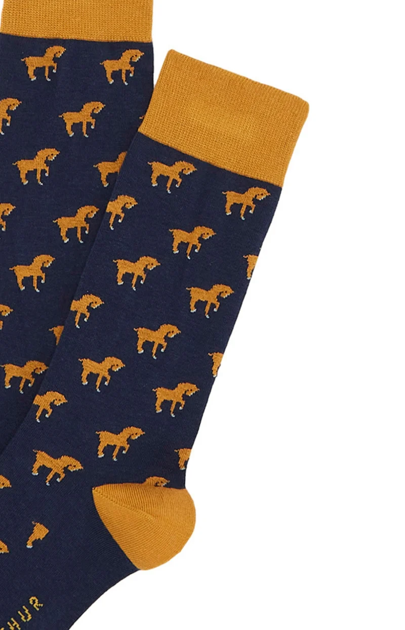 Chaussettes Petits Chevaux - Marine