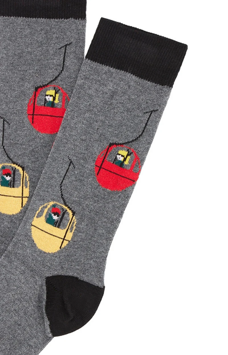 Chaussettes Télécabine - Gris