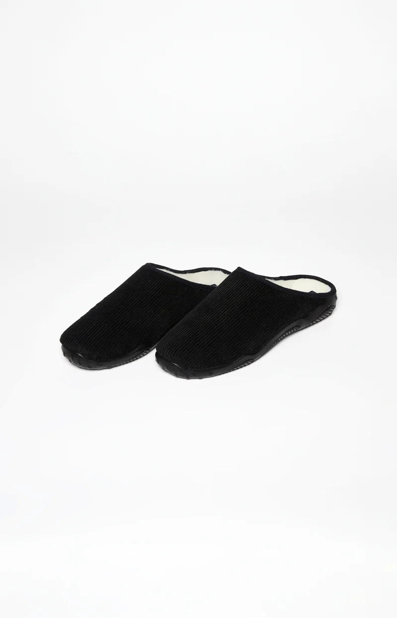 Mules - Velours Cotelé
