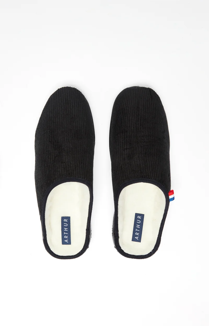 Mules - Velours Cotelé