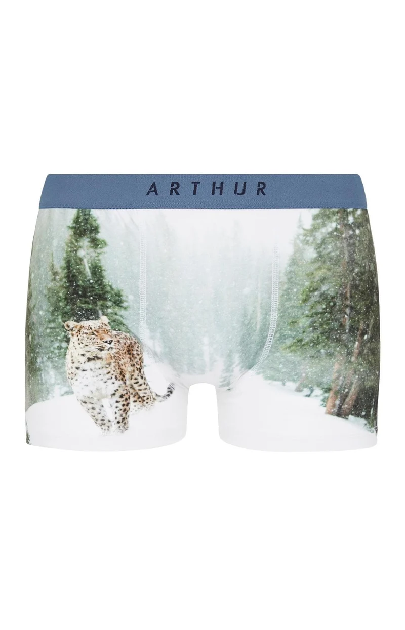 Boxer en jersey de coton - Panthère des Neiges