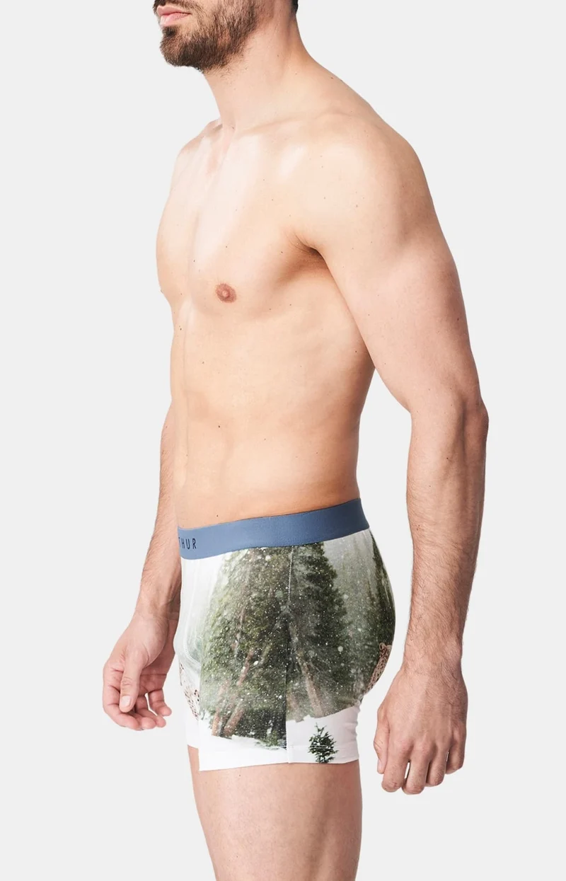 Boxer en jersey de coton - Panthère des Neiges