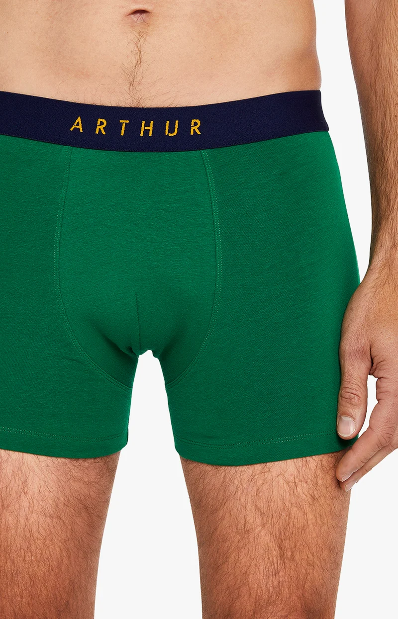 Boxer Coton - Green
