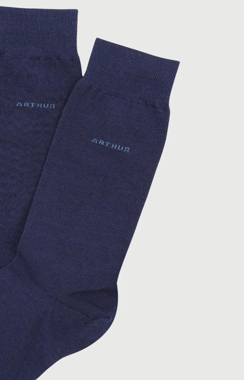 Chaussettes en coton - Marine