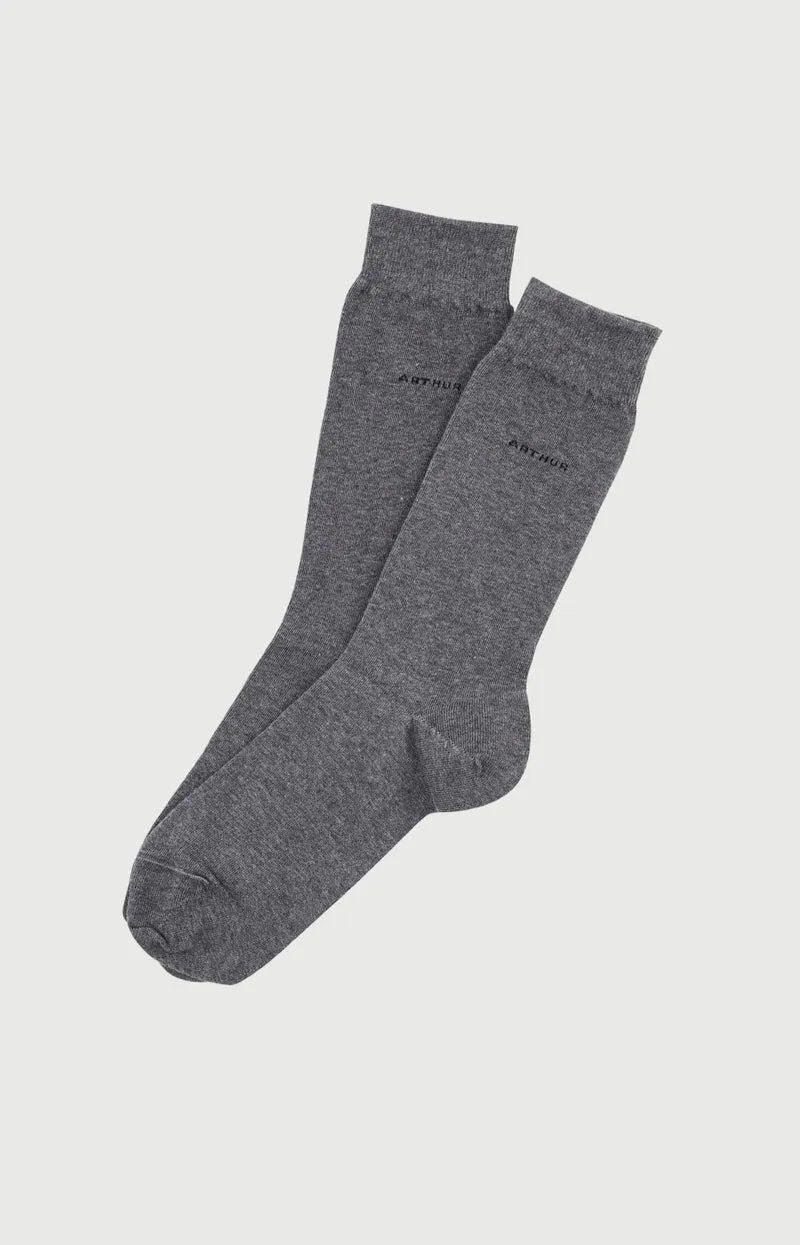 Chaussettes en coton - Anthracite