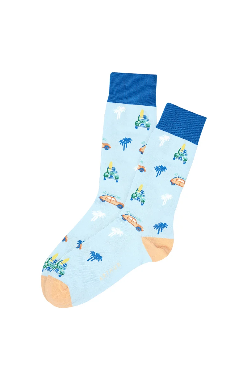 Chaussettes 2CV - Lagon