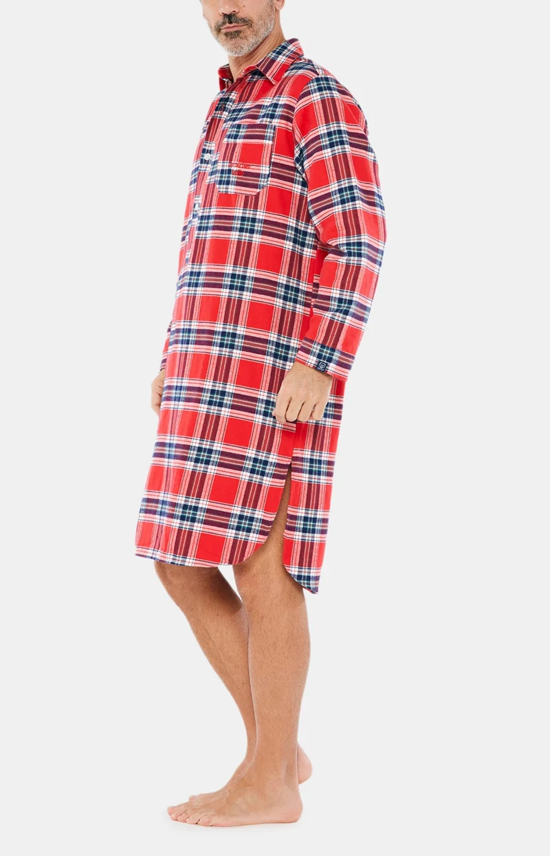 Chemise Grand Père Logan - Rouge