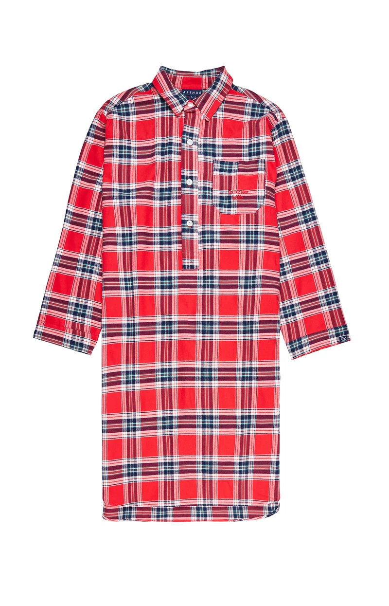 Chemise Grand Père Logan - Rouge