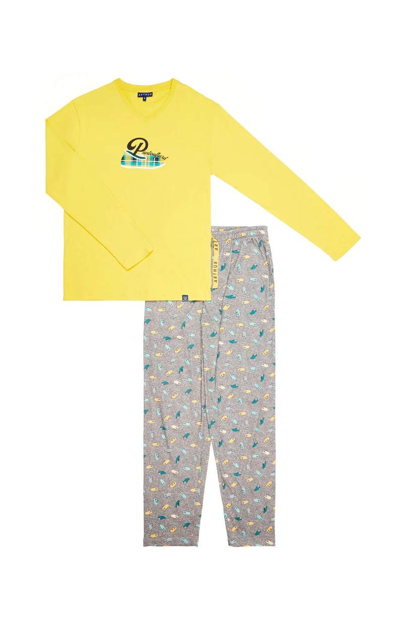 Pyjama Pantouflard - Jaune