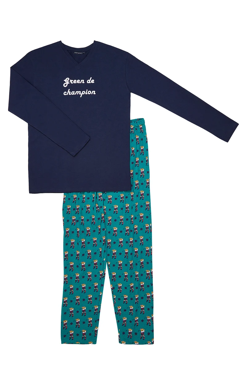 Pyjama Green de champion - Marine