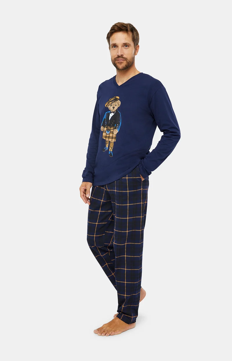 Pyjama Boston - Bleu