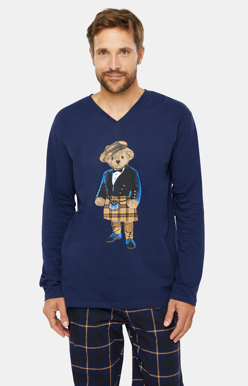 Pyjama Boston - Bleu