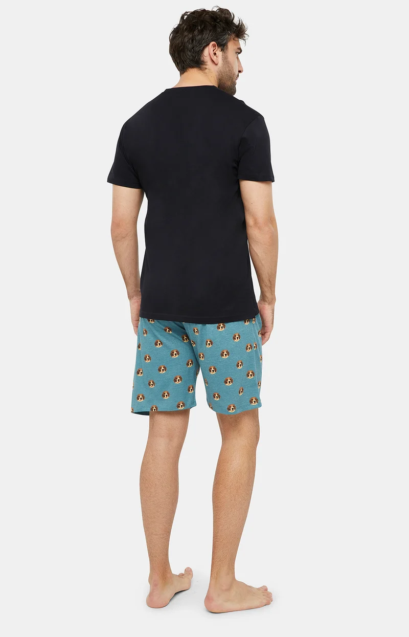 Pyjashort Beagle - Noir
