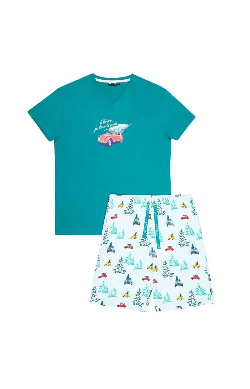 Pyjashort 2CV - Bleu