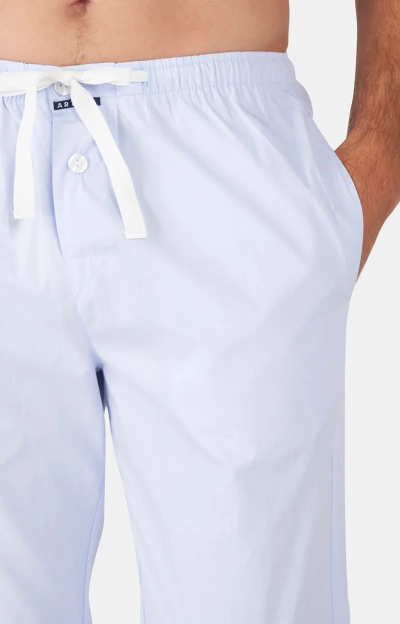 Pyjama boutonné en popeline de coton - Tradi