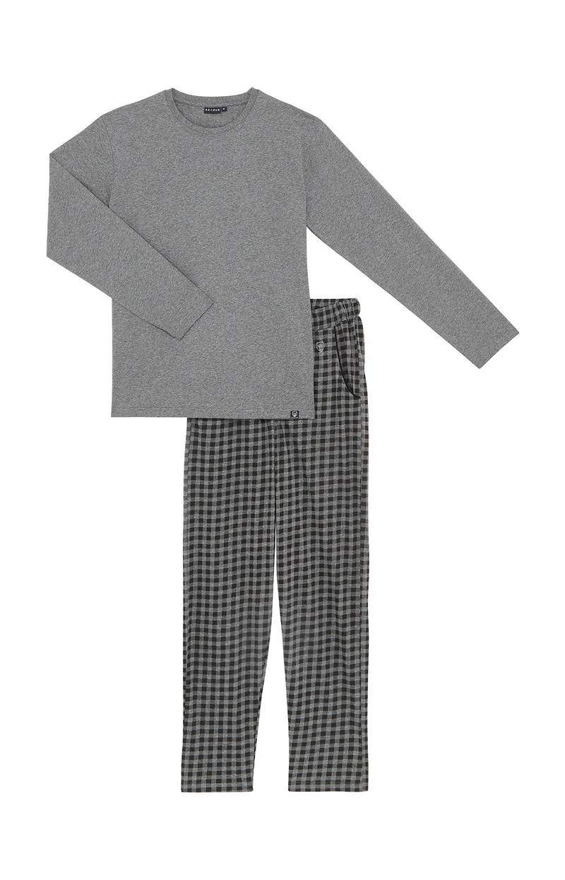 Pyjama en jersey de coton léger - Karl Tradi
