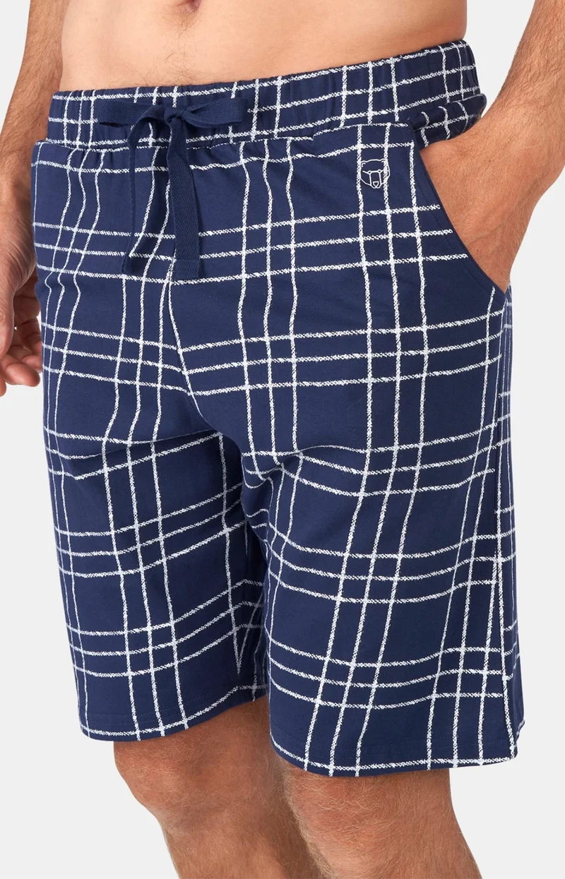 Pyjashort en jersey de coton léger - Lewis
