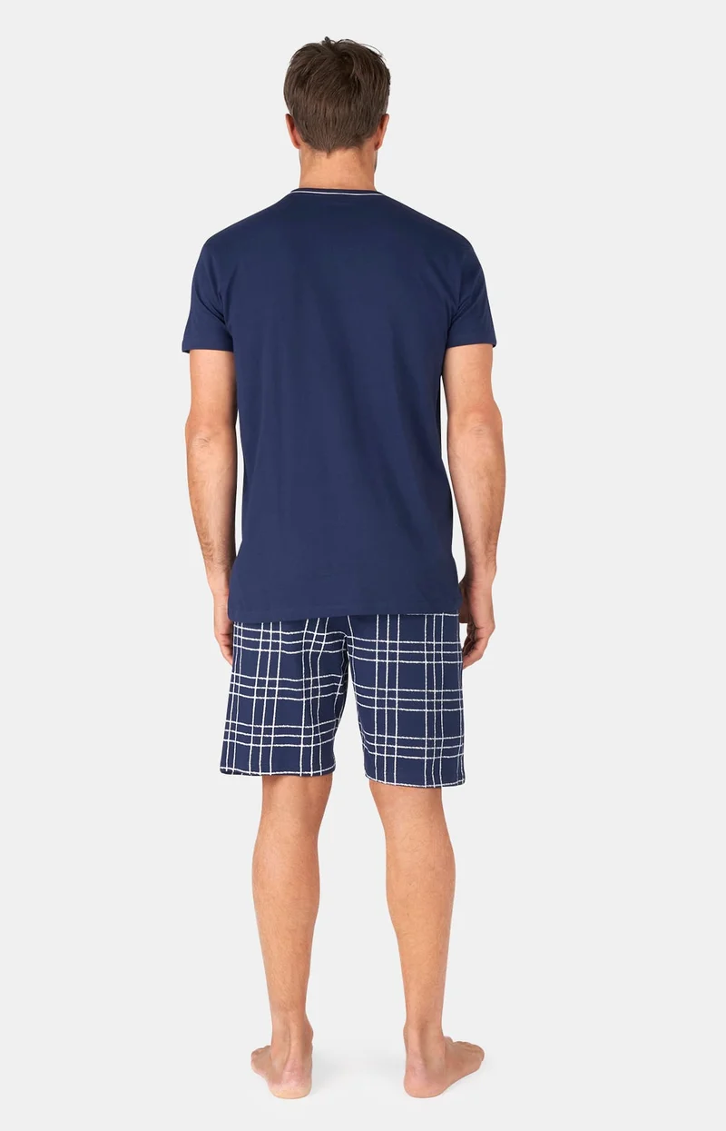 Pyjashort en jersey de coton léger - Lewis