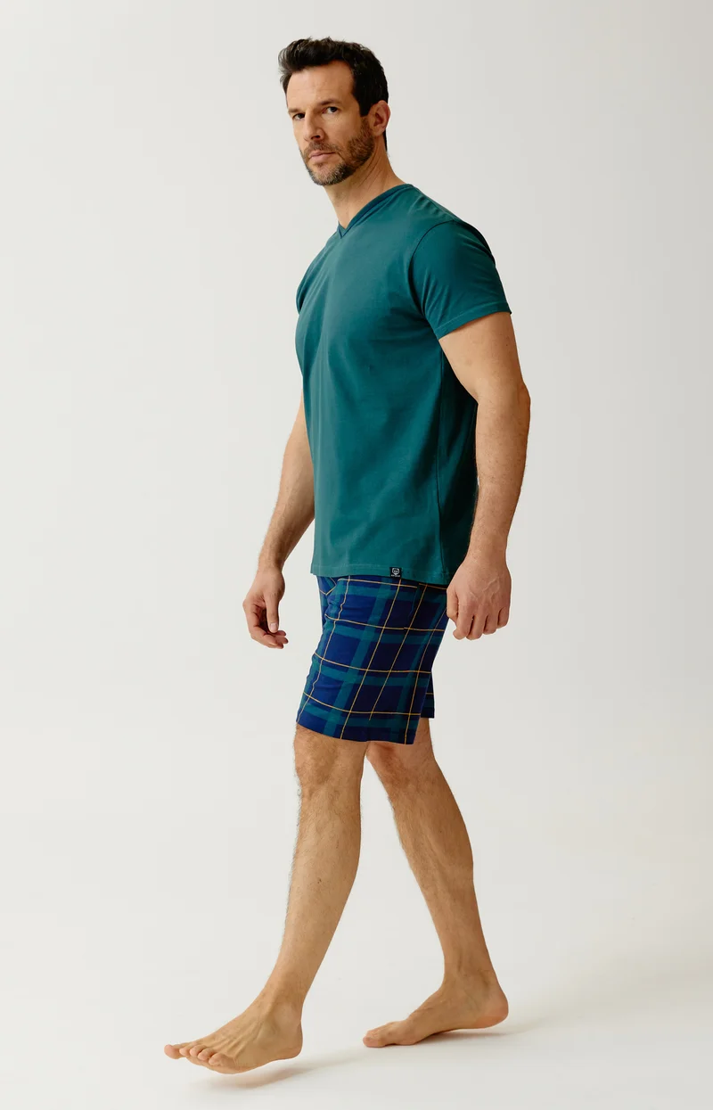 Pyjashort en jersey de coton léger - Noah