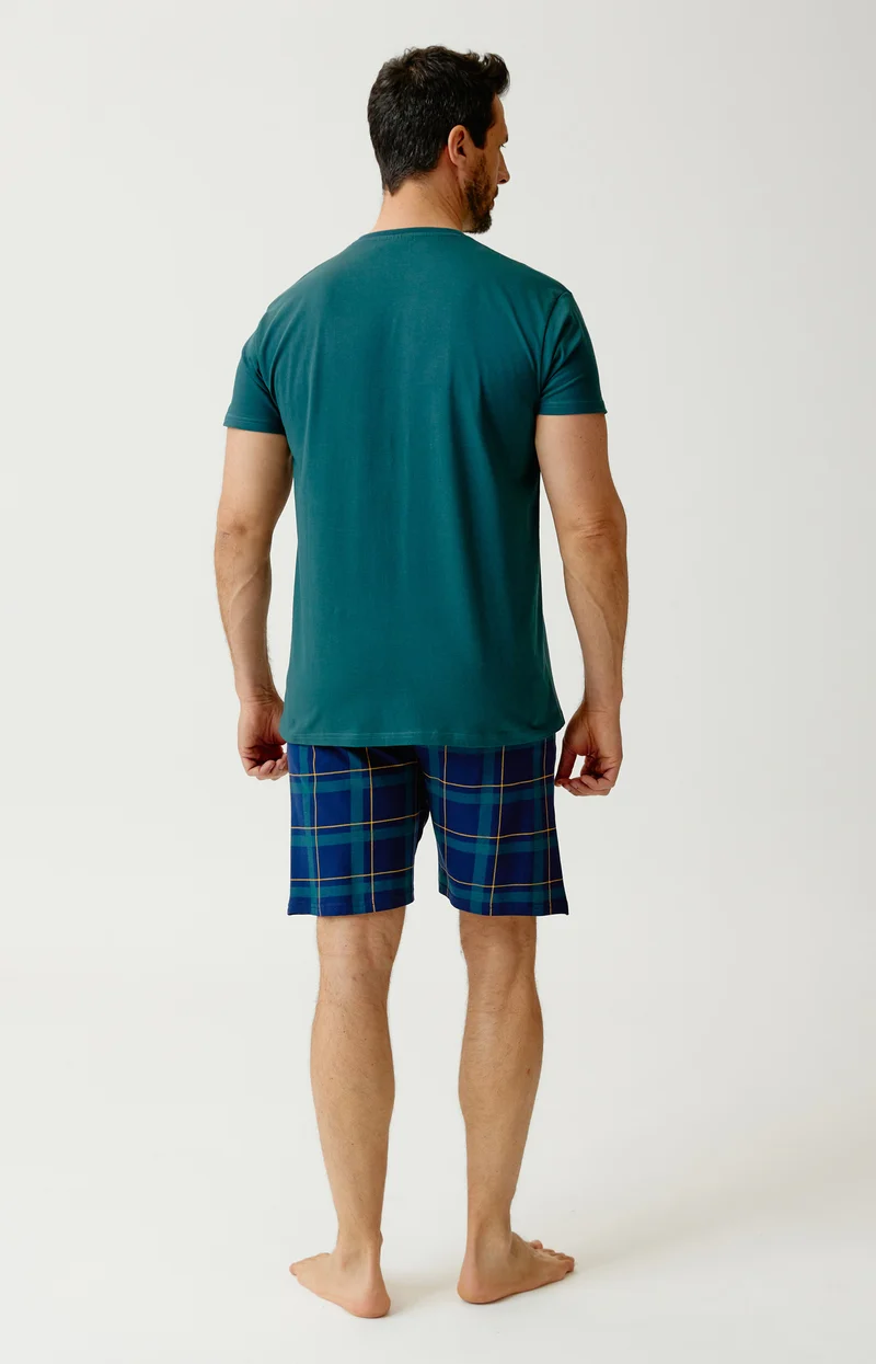 Pyjashort en jersey de coton léger - Noah