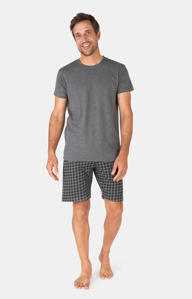 Pyjashort en jersey de coton léger - Karl