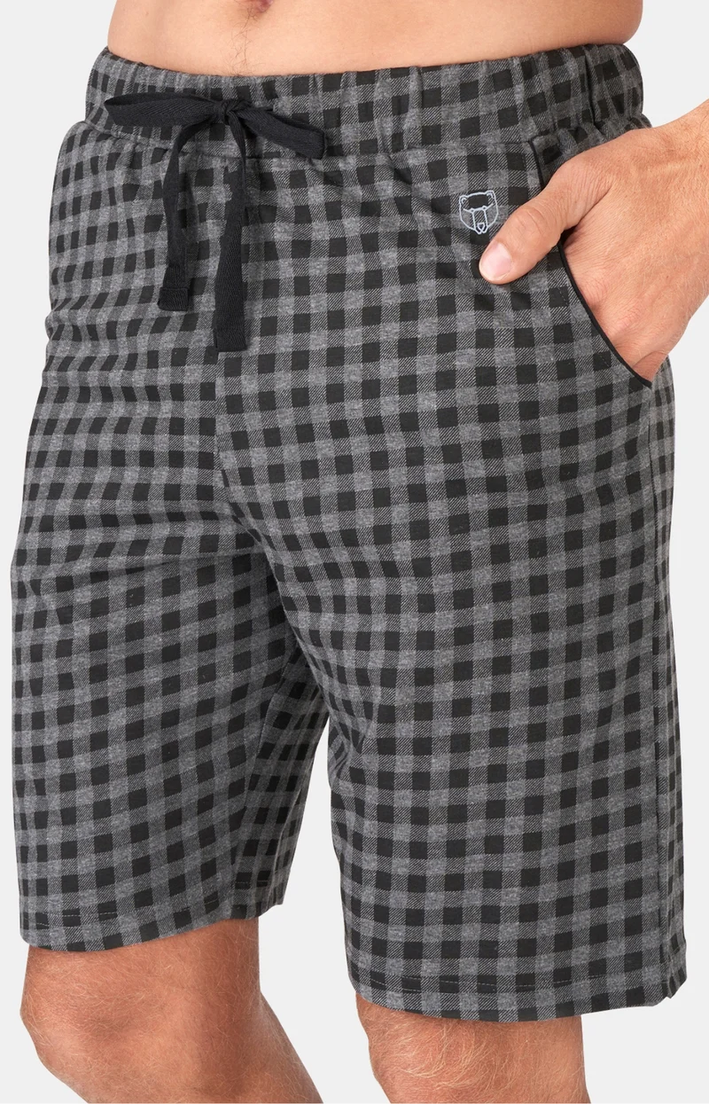 Pyjashort en jersey de coton léger - Karl
