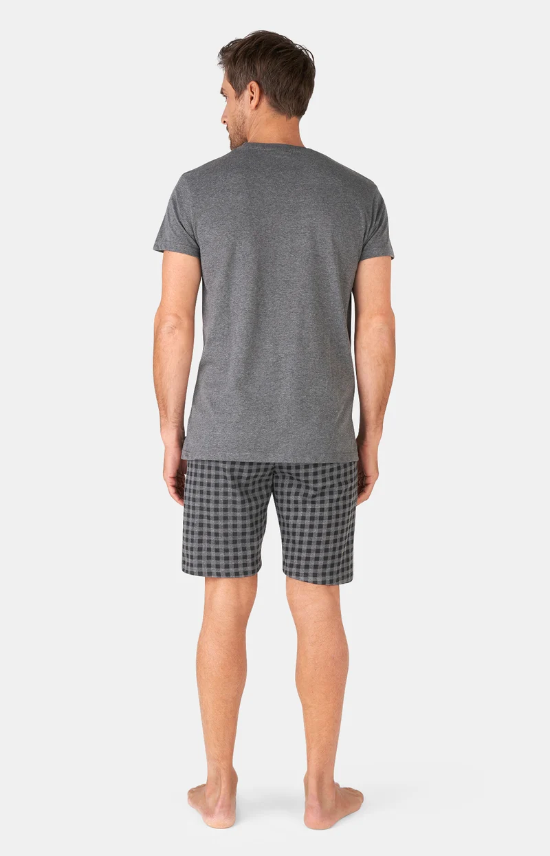 Pyjashort en jersey de coton léger - Karl
