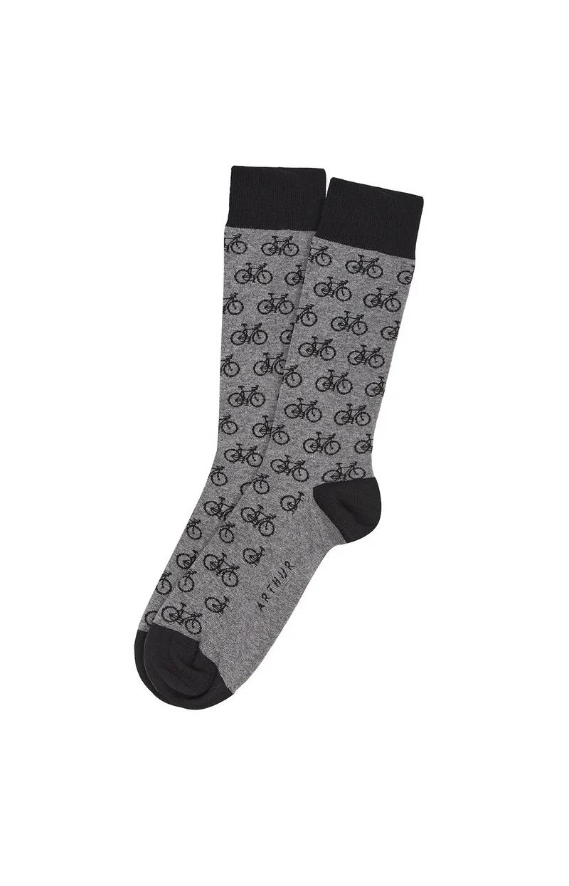 Chaussettes Vélo - Gris