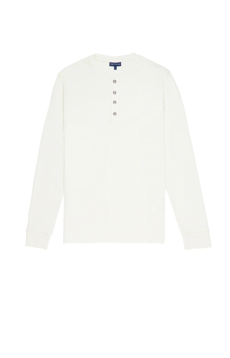 Tee-shirt manches Longues Coton - Ecru