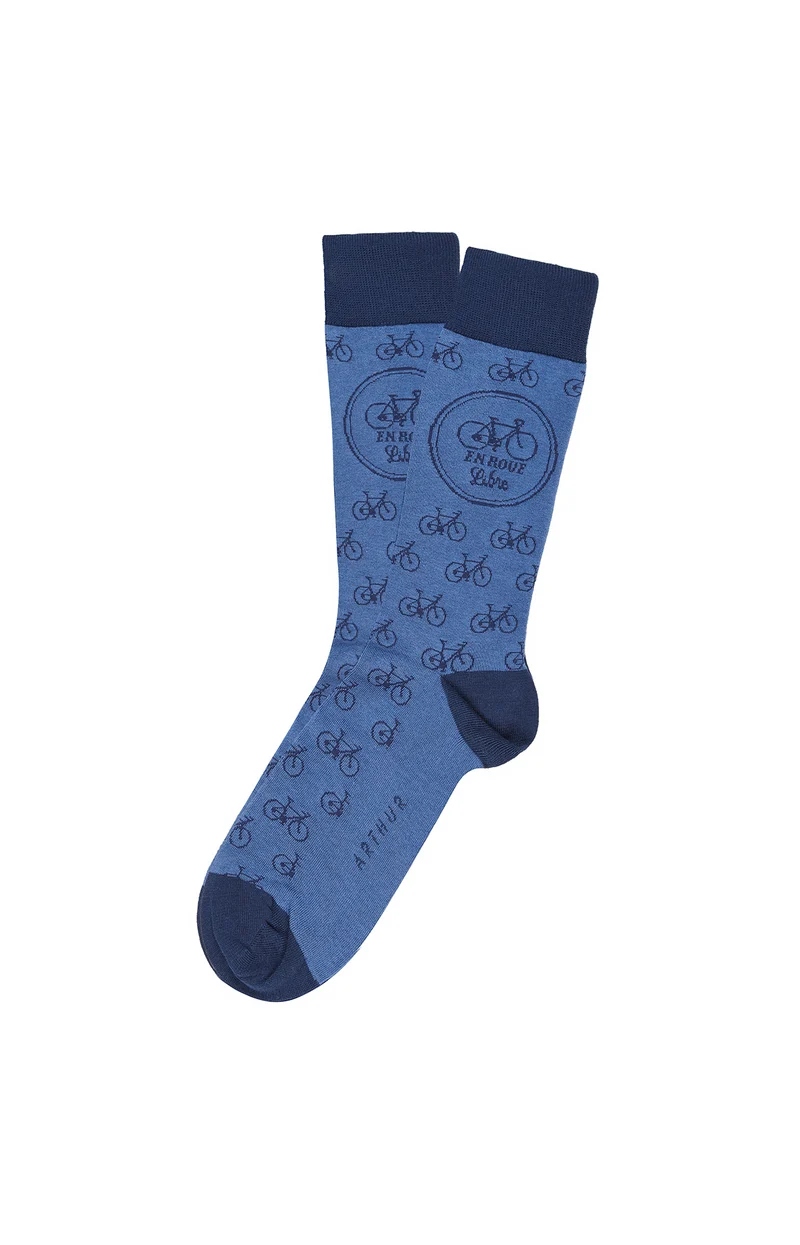 Chaussettes Roue Libre - Denim