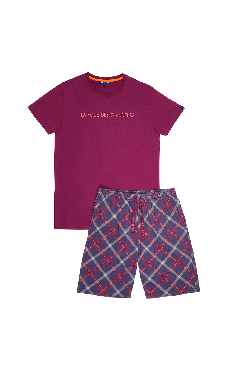 Pyjashort - Tartan Folie