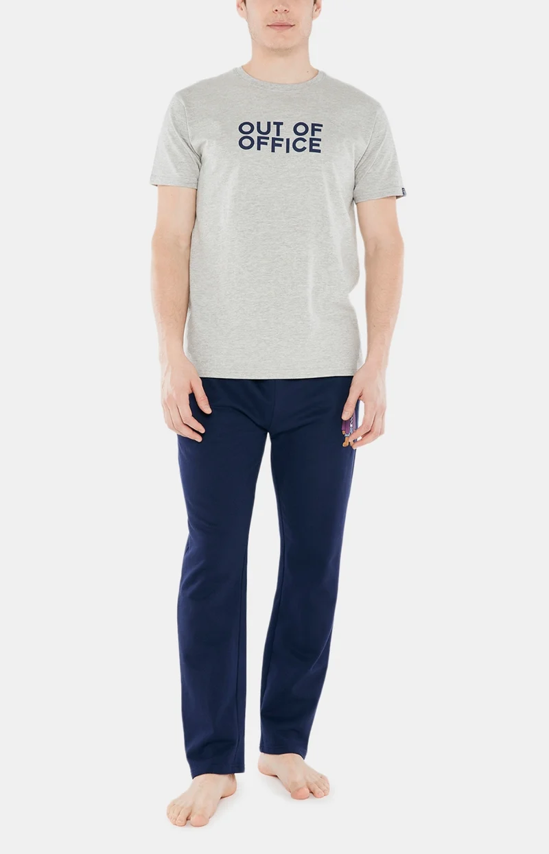 Tee-shirt manches courtes Coton - Gris