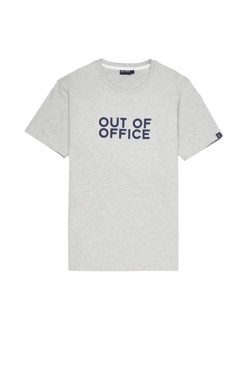 Tee-shirt manches courtes Coton - Gris