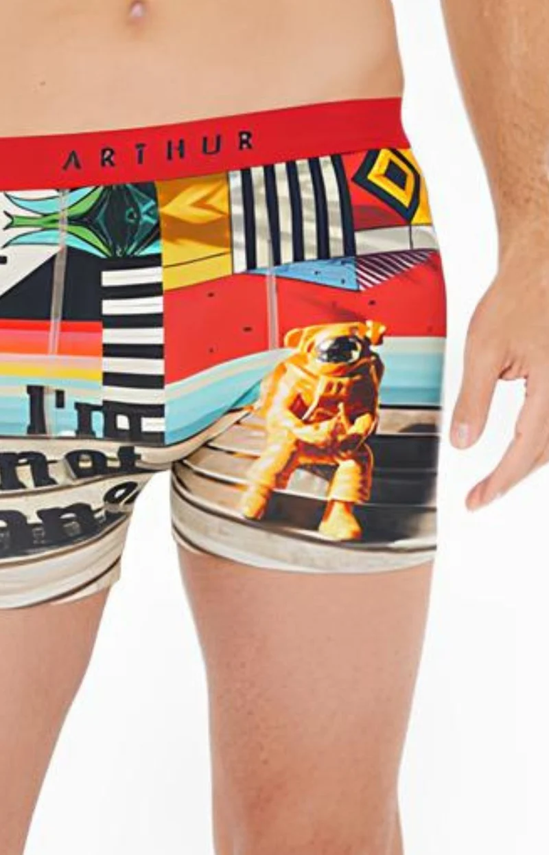 Boxer en jersey de coton - A la conquête de l'espace