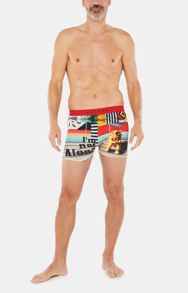 Boxer en jersey de coton - A la conquête de l'espace