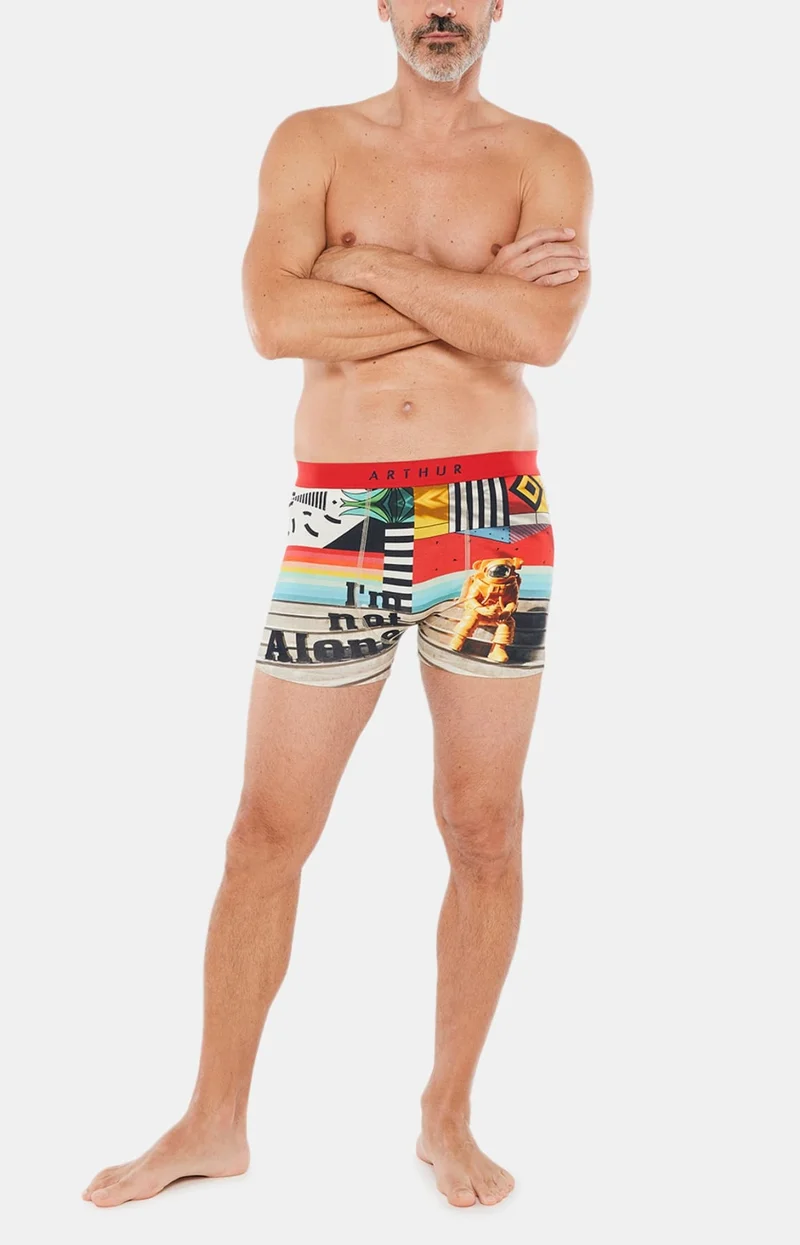 Boxer en jersey de coton - A la conquête de l'espace