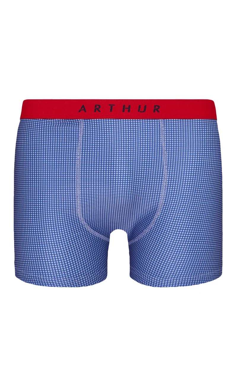 Boxer en maille microfibre - Caviar Bleu