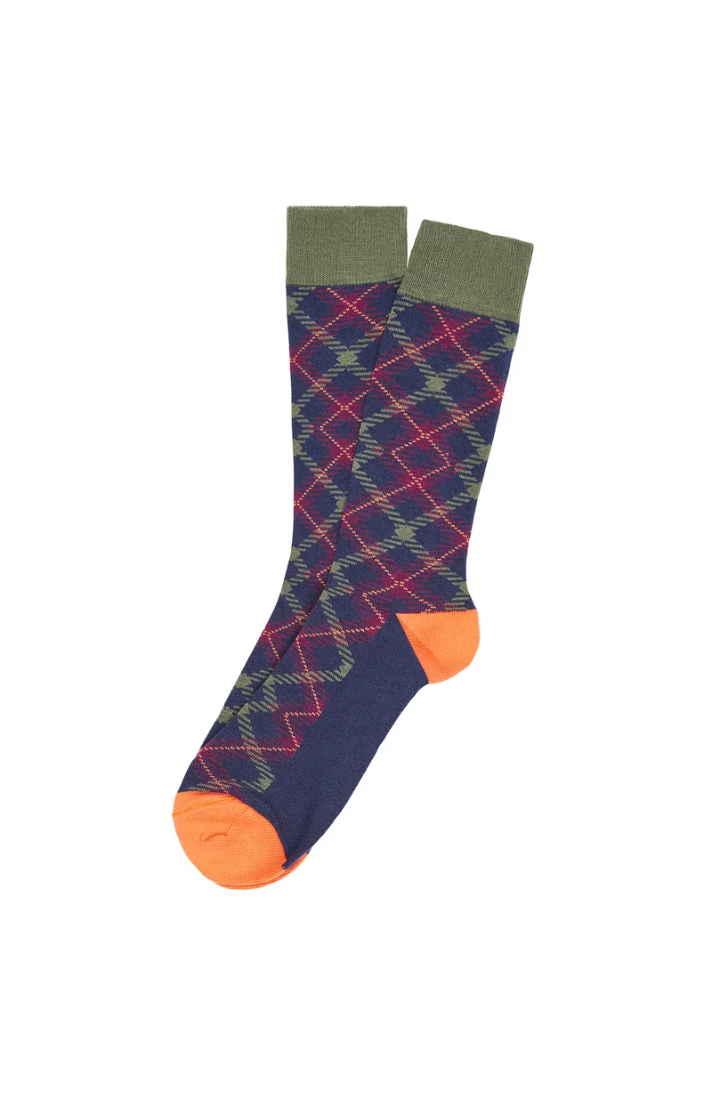 Chaussettes Tartan Folie - Marine